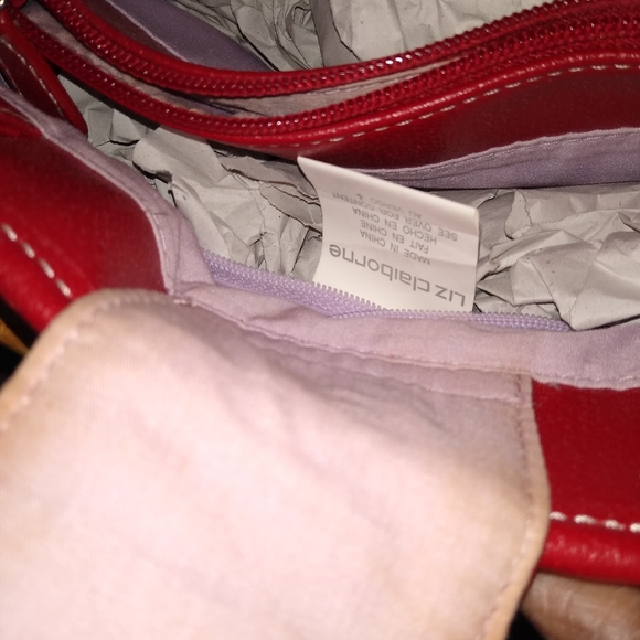 👛Red And White Woven Purse - Picture 6 of 6